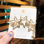 2019 New Women Vintage Heart Star Geometric Alloy Hairpins Sweet Headband Hair Clips Barrettes Female Fashion Hair Accessories