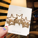 2019 New Women Vintage Heart Star Geometric Alloy Hairpins Sweet Headband Hair Clips Barrettes Female Fashion Hair Accessories