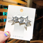 2019 New Women Vintage Heart Star Geometric Alloy Hairpins Sweet Headband Hair Clips Barrettes Female Fashion Hair Accessories
