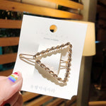 2019 New Women Vintage Heart Star Geometric Alloy Hairpins Sweet Headband Hair Clips Barrettes Female Fashion Hair Accessories