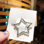 2019 New Women Vintage Heart Star Geometric Alloy Hairpins Sweet Headband Hair Clips Barrettes Female Fashion Hair Accessories