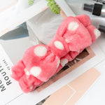 2019 New Letter OMG Headbands for Women Girls Bow Wash Face Turban Makeup Elastic Hair Bands Coral Fleece Hair Accessories