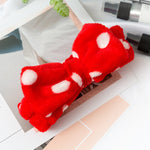2019 New Letter OMG Headbands for Women Girls Bow Wash Face Turban Makeup Elastic Hair Bands Coral Fleece Hair Accessories