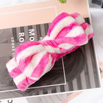 2019 New Letter OMG Headbands for Women Girls Bow Wash Face Turban Makeup Elastic Hair Bands Coral Fleece Hair Accessories