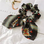 New Chiffon Bowknot Elastic Hair Bands For Women Girls Pearl Scrunchies Headband Hair Ties Ponytail Holder Hair Accessories