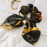 New Chiffon Bowknot Elastic Hair Bands For Women Girls Pearl Scrunchies Headband Hair Ties Ponytail Holder Hair Accessories