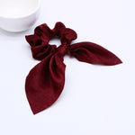 New Chiffon Bowknot Elastic Hair Bands For Women Girls Pearl Scrunchies Headband Hair Ties Ponytail Holder Hair Accessories