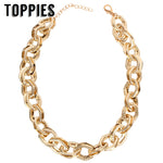 Fashion Statement Necklace Choker Gold Chain Necklace Lady Party Jewelry 2019 Women Accessories
