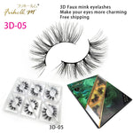 6 Pairs Friholl.m 3d faux mink eyelashes wholesale synthetic strip silk lashes new makeup natural false+eyelashes