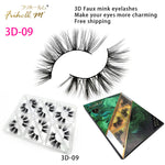6 Pairs Friholl.m 3d faux mink eyelashes wholesale synthetic strip silk lashes new makeup natural false+eyelashes