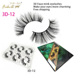 6 Pairs Friholl.m 3d faux mink eyelashes wholesale synthetic strip silk lashes new makeup natural false+eyelashes
