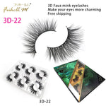 6 Pairs Friholl.m 3d faux mink eyelashes wholesale synthetic strip silk lashes new makeup natural false+eyelashes