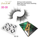 6 Pairs Friholl.m 3d faux mink eyelashes wholesale synthetic strip silk lashes new makeup natural false+eyelashes