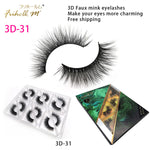 6 Pairs Friholl.m 3d faux mink eyelashes wholesale synthetic strip silk lashes new makeup natural false+eyelashes