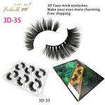 6 Pairs Friholl.m 3d faux mink eyelashes wholesale synthetic strip silk lashes new makeup natural false+eyelashes