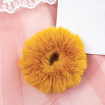 2019 New Mink Fur Hair Rope Scrunchie Women Girls Elastic Hair Rubber Bands Gum Ponytail Holder Hair Accessories