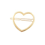 Fashion Woman Hair Accessories Triangle Hair Clip Pin Metal Geometric Alloy Moon Circle Hairgrip Barrette Girls Headwear