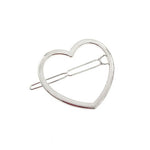 Fashion Woman Hair Accessories Triangle Hair Clip Pin Metal Geometric Alloy Moon Circle Hairgrip Barrette Girls Headwear