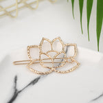 Fashion Woman Hair Accessories Triangle Hair Clip Pin Metal Geometric Alloy Moon Circle Hairgrip Barrette Girls Headwear