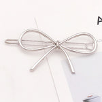 Fashion Woman Hair Accessories Triangle Hair Clip Pin Metal Geometric Alloy Moon Circle Hairgrip Barrette Girls Headwear