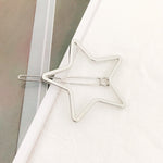 Fashion Woman Hair Accessories Triangle Hair Clip Pin Metal Geometric Alloy Moon Circle Hairgrip Barrette Girls Headwear