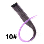 Alileader 18Inch Curly Clip One In Hair Extensions Natural Long Synthetic Hairpieces For Women Girl Pink Blue Colorful