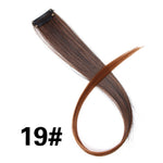 Alileader 18Inch Curly Clip One In Hair Extensions Natural Long Synthetic Hairpieces For Women Girl Pink Blue Colorful
