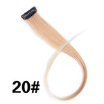 Alileader 18Inch Curly Clip One In Hair Extensions Natural Long Synthetic Hairpieces For Women Girl Pink Blue Colorful