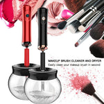 Electric Makeup Brush Cleaner Dryer Set Makeup Brushes Cleaner & Dry In Seconds Protect Bristle Make Up Brushes Washing Tool