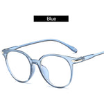 YOOSKE 2019 Women Glasses Frame Men Anti Blue Light Eyeglasses Frame Vintage Round Clear Lens Glasses Optical Spectacle Frame